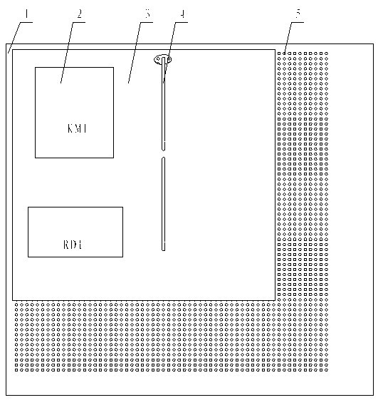 Electric cabinet paying-off board and process thereof