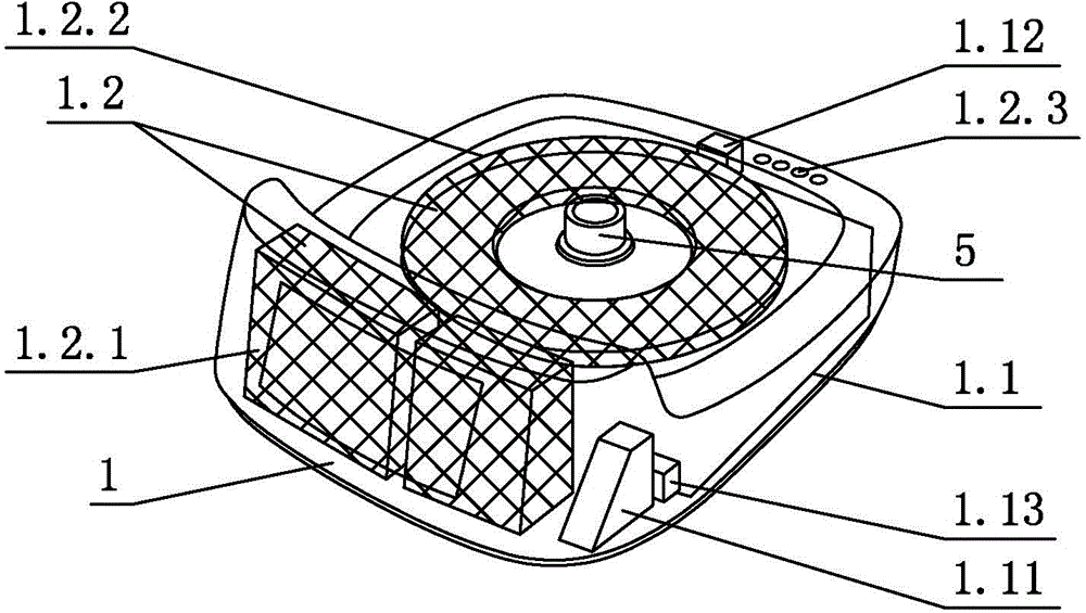 Intelligent platform type electric/thermal integrated small household appliance system used in kitchen