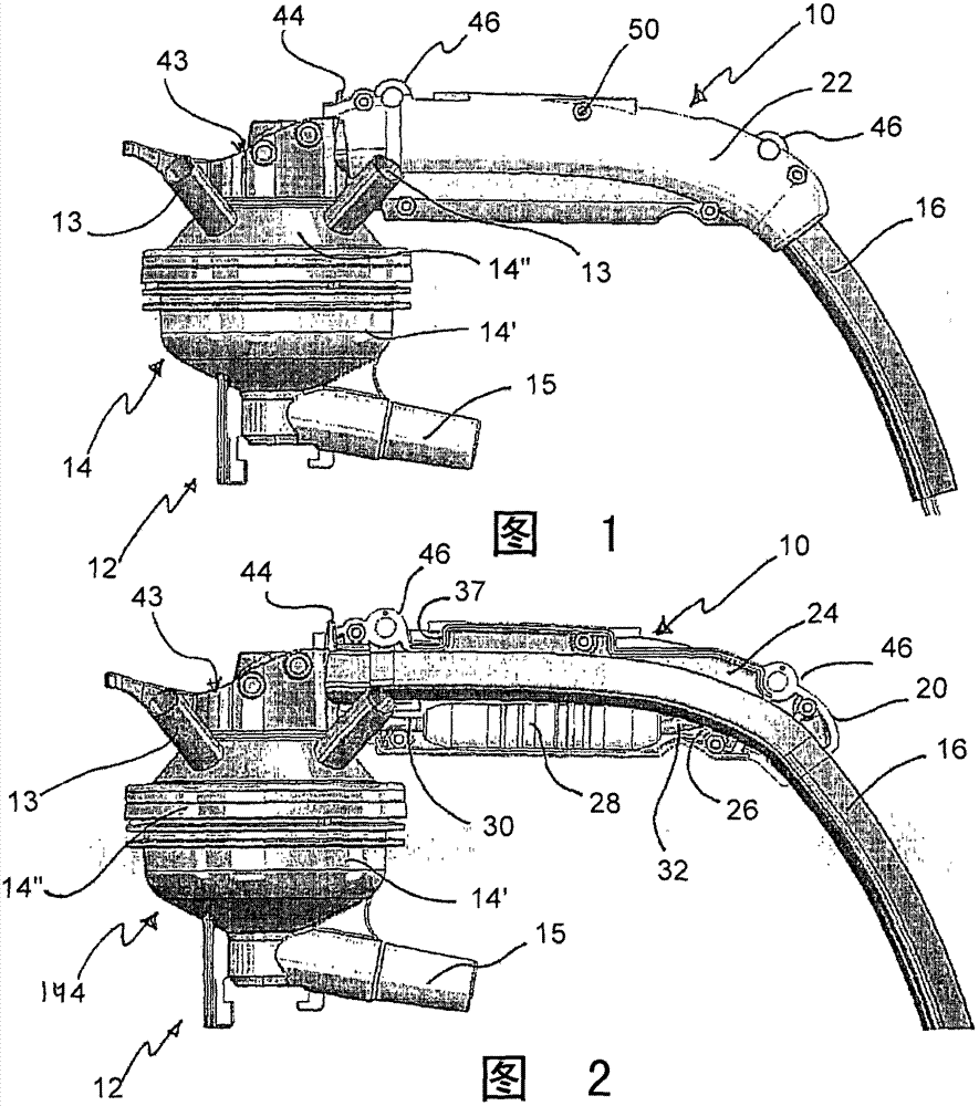 Gripping device for milking unit