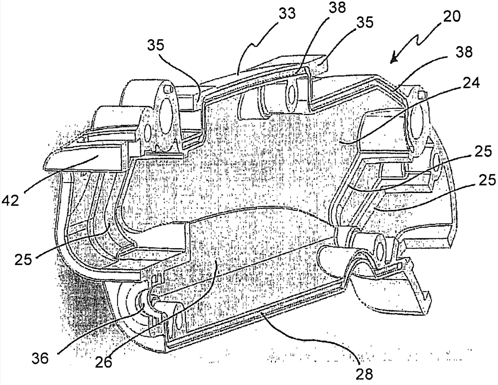 Gripping device for milking unit