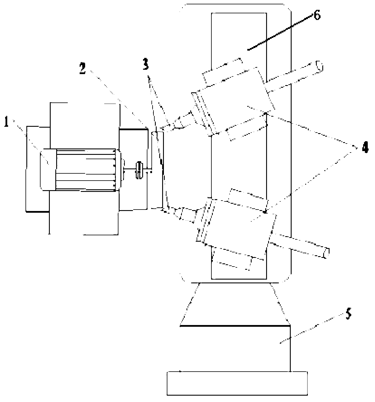 Turning device for chamfer at gear tooth end