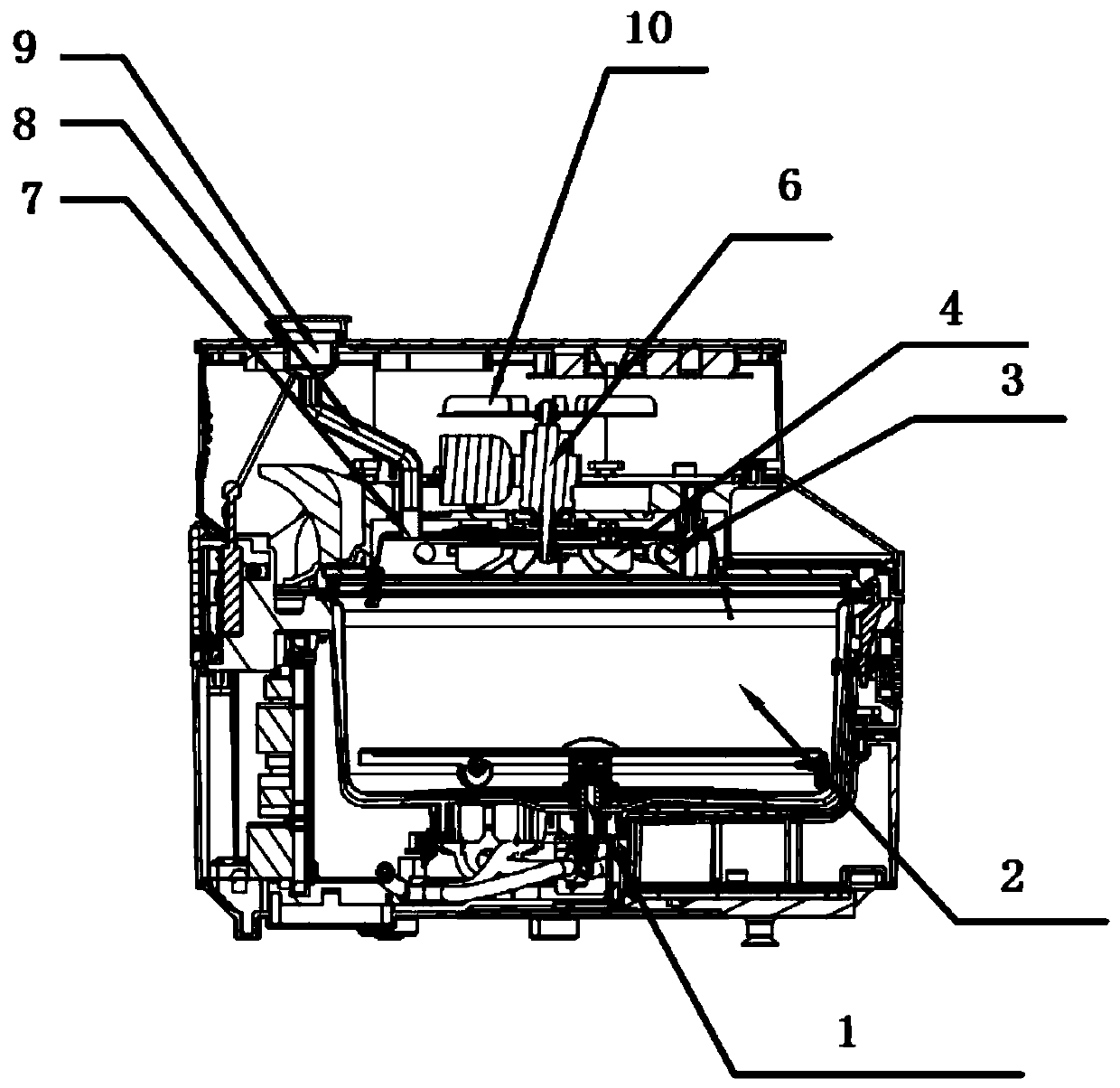 Steam control method of food processor and food processor