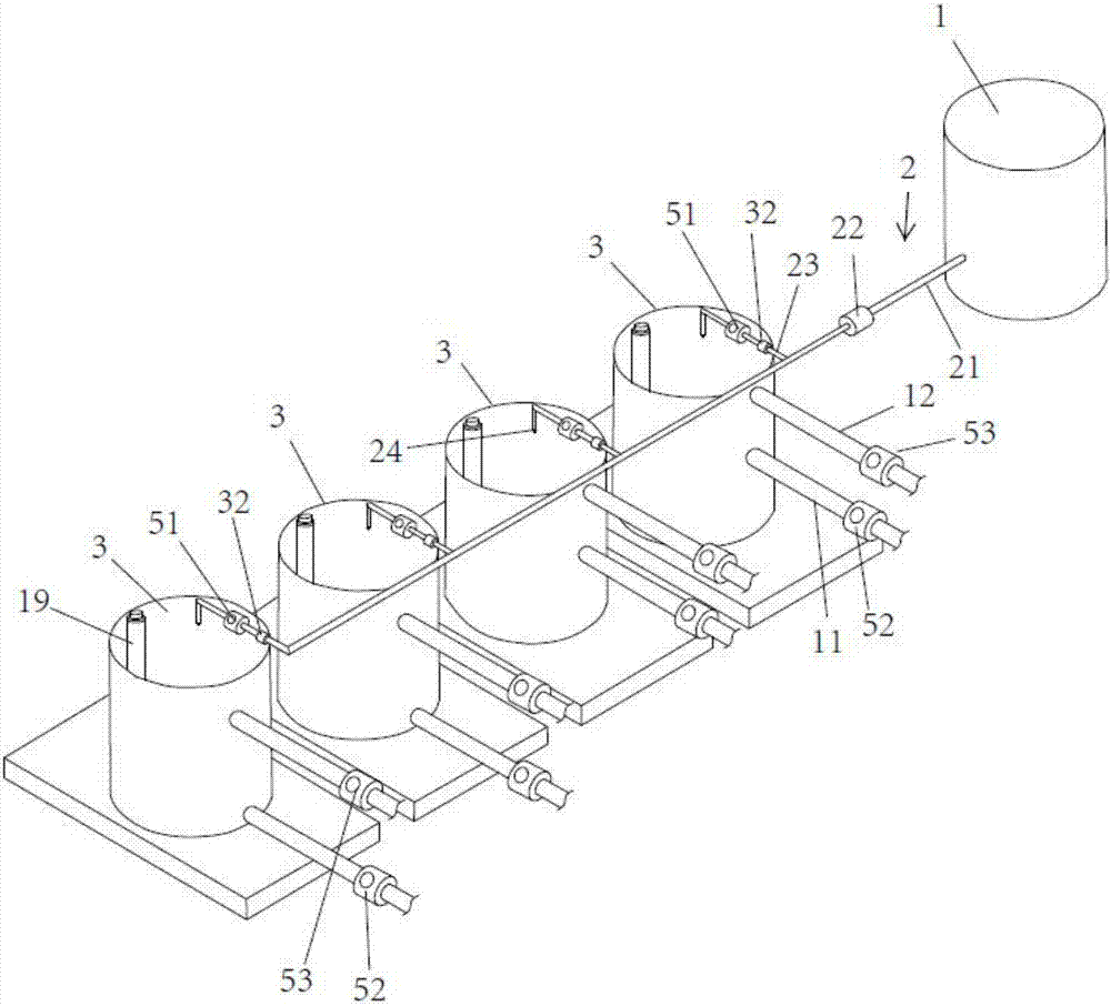 Experiment device for testing operation performance of bioretention facility