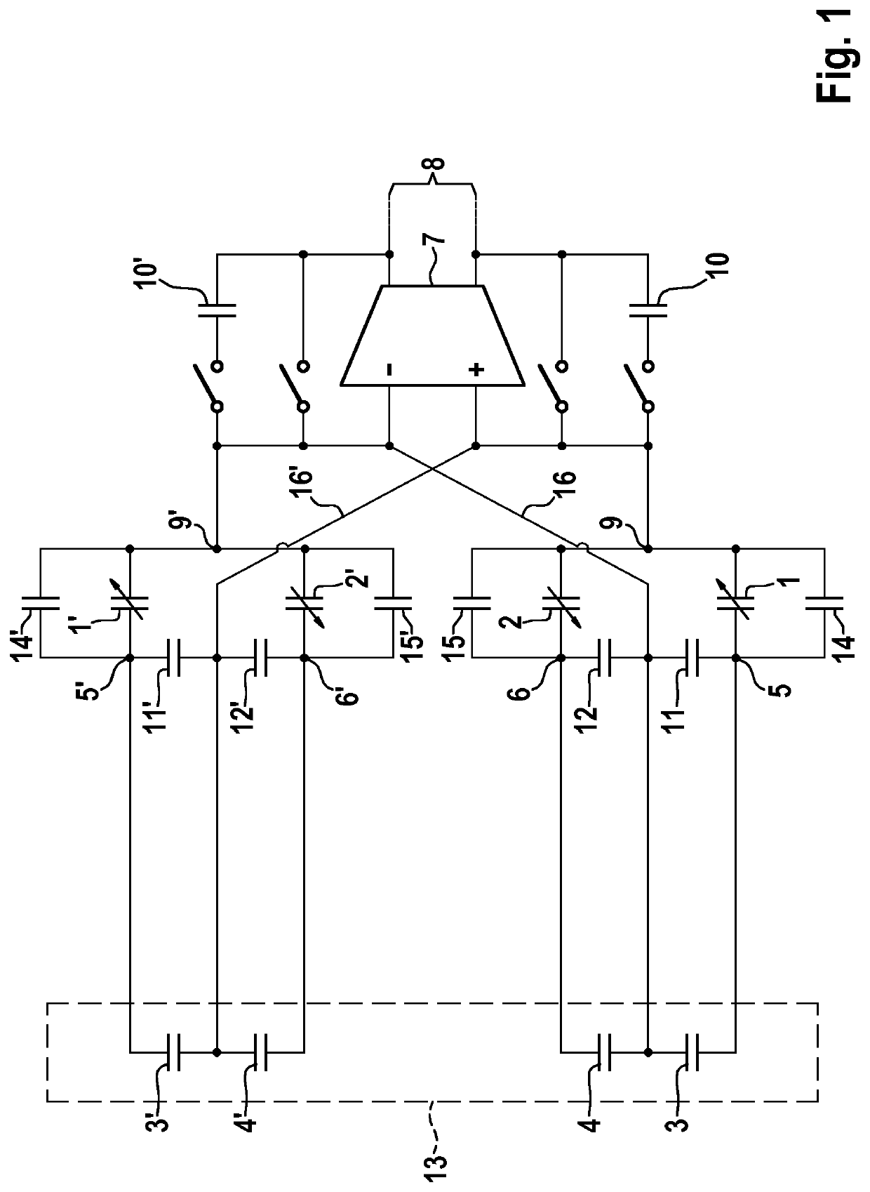 Microelectromechanical inertial sensor including a substrate and an electromechanical structure situated on the substrate