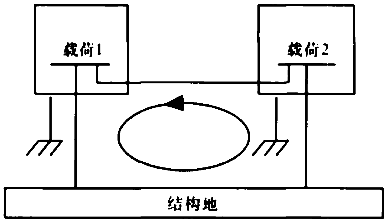 A grounding device for a satellite detector