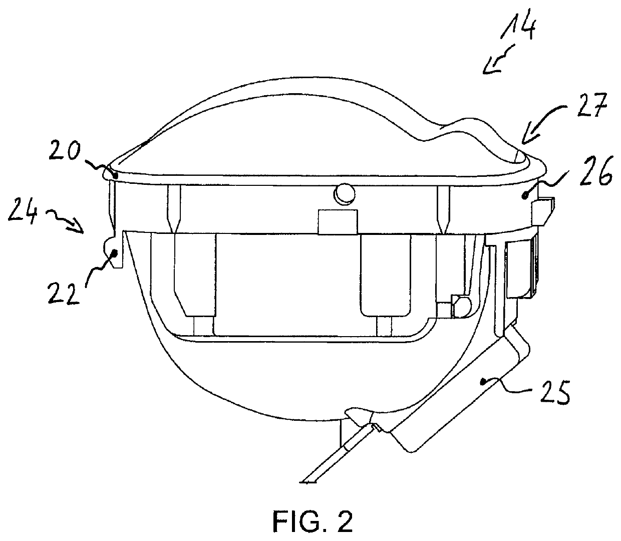 Module of a hearing device, a removal tool, a hearing device and a method of separating a module from a housing