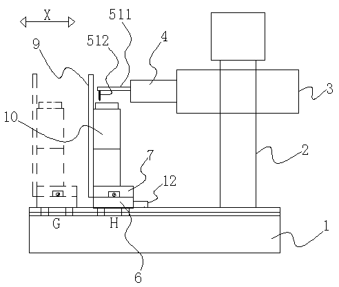 Roller generatrix rough profile detection device and method of cylindrical roller bearings