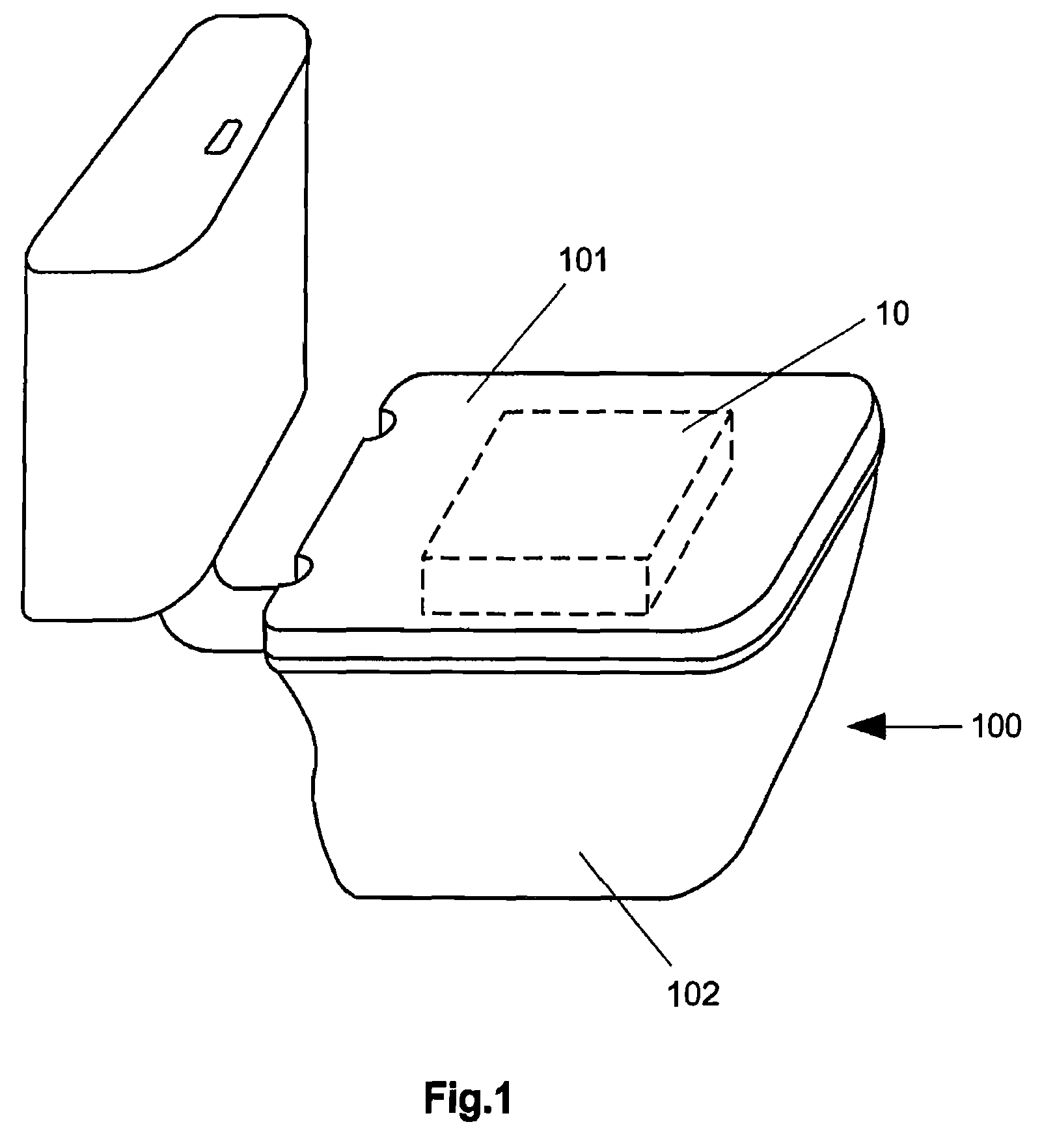 Toliet dosing dispenser