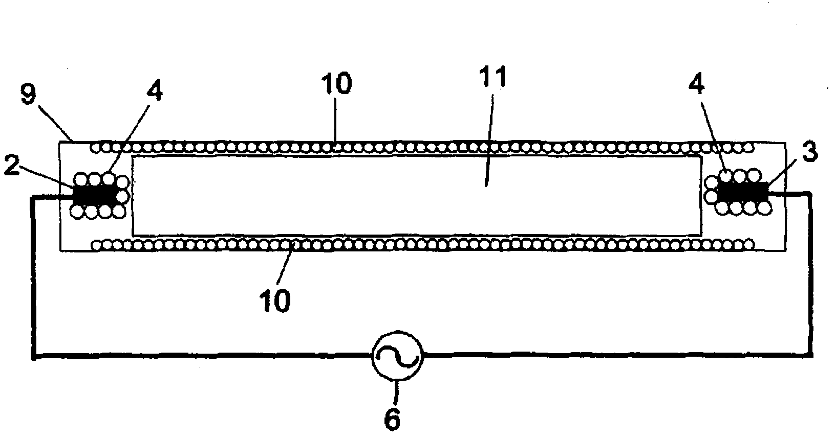 Fluorescent discharge lamp tube, and liquid crystal display device