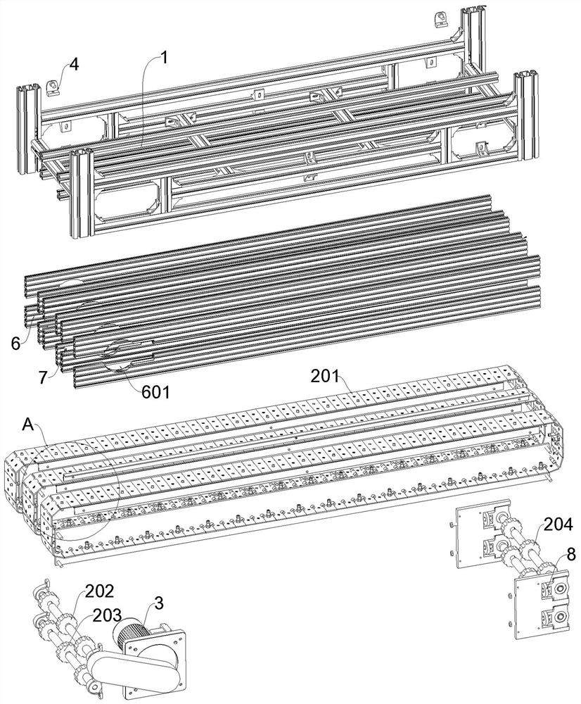 Building block type three-dimensional warehouse for pressure detection of building cement blocks