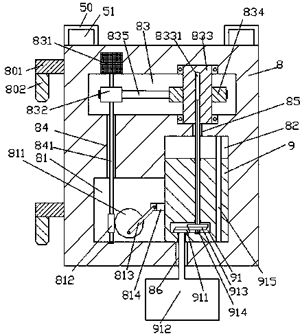 Improved vessel washing device