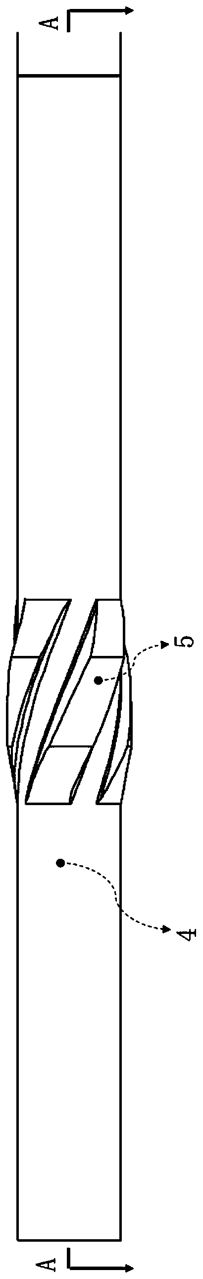 A full-rotation hydraulic internal push-type high-build slope rotary guide tool