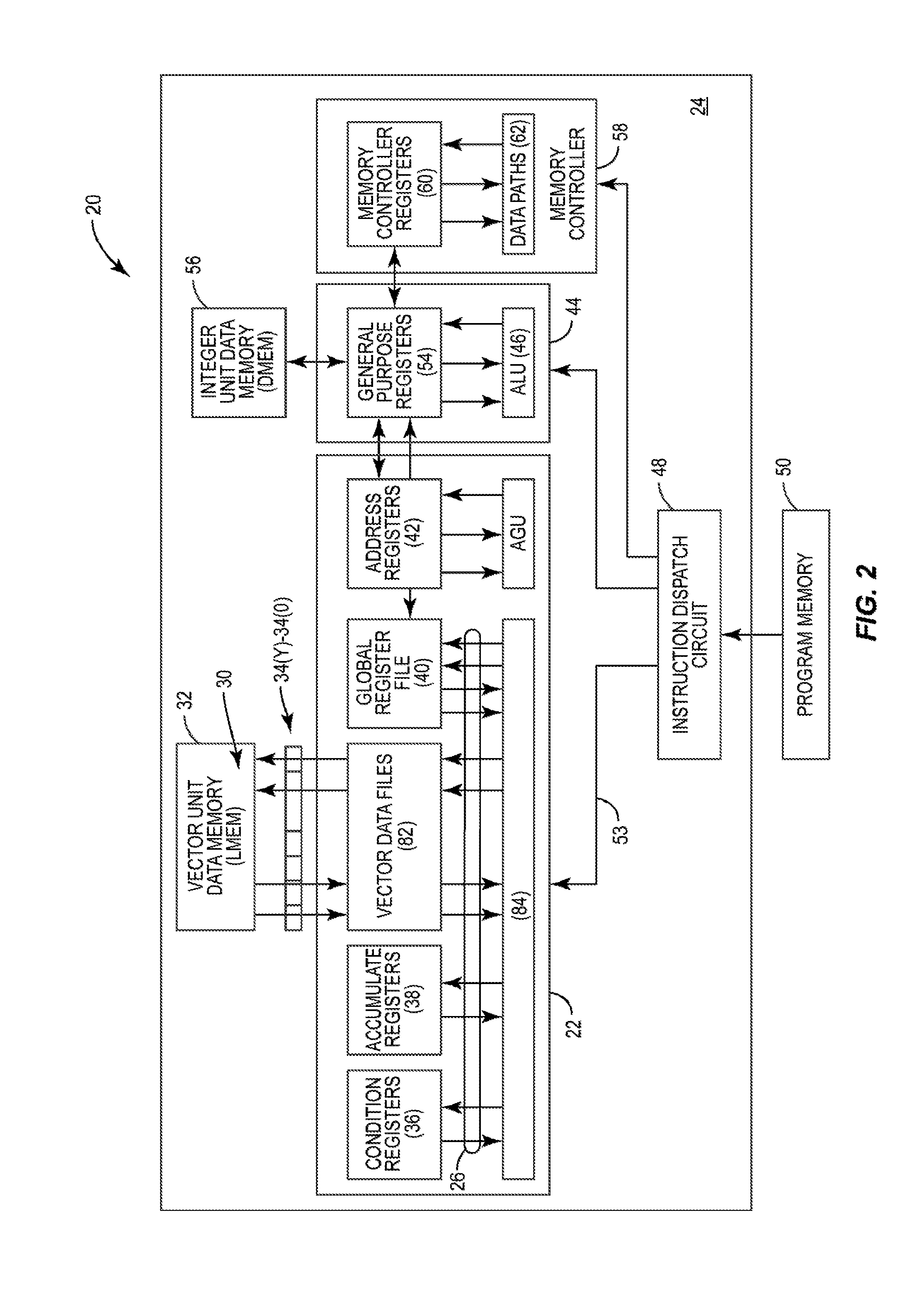 VECTOR PROCESSING ENGINES (VPEs) EMPLOYING FORMAT CONVERSION CIRCUITRY IN DATA FLOW PATHS BETWEEN VECTOR DATA MEMORY AND EXECUTION UNITS TO PROVIDE IN-FLIGHT FORMAT-CONVERTING OF INPUT VECTOR DATA TO EXECUTION UNITS FOR VECTOR PROCESSING OPERATIONS, AND RELATED VECTOR PROCESSOR SYSTEMS AND METHODS