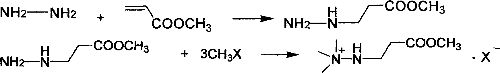 Preparation method of Mildronate intermediate