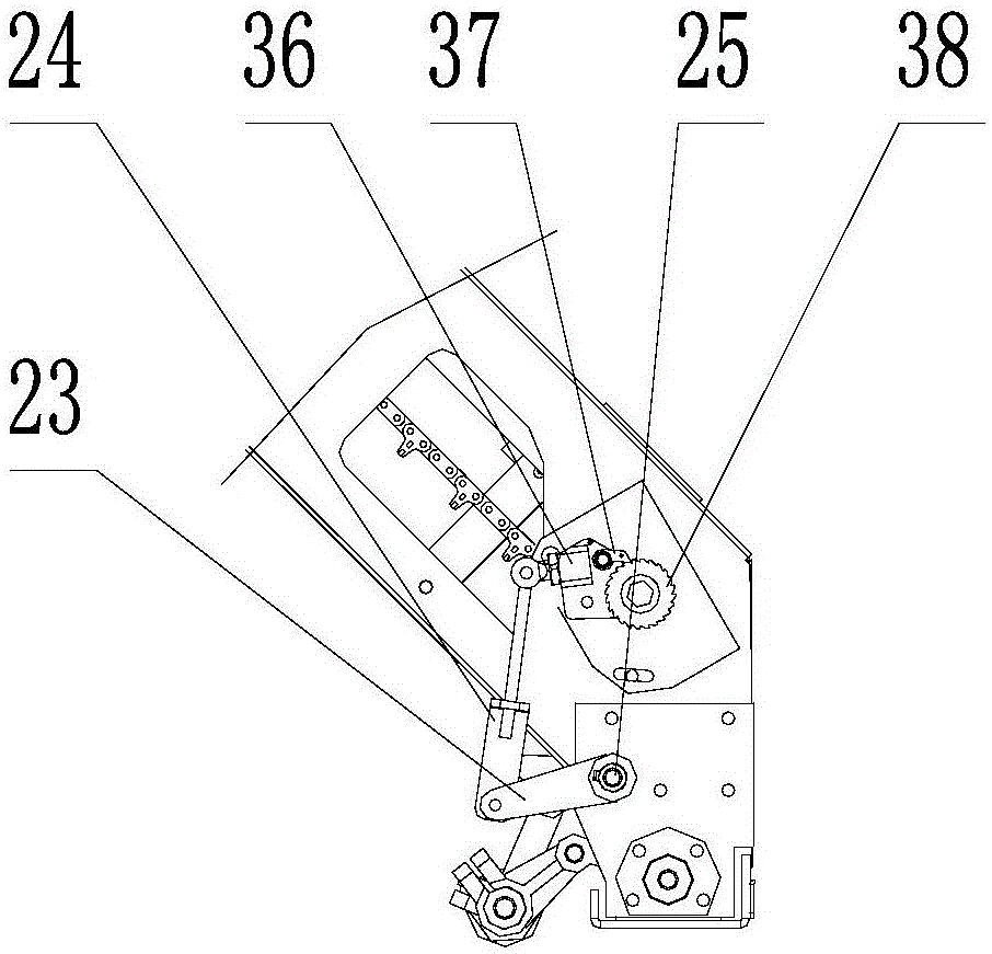 Seedling box structure of pot seedling transplanter