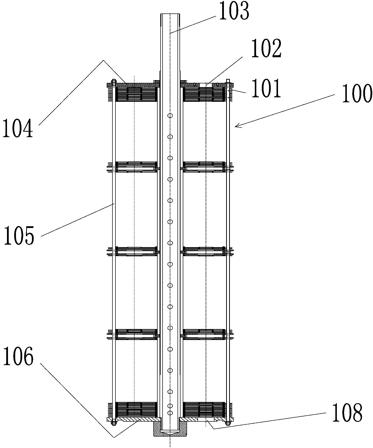 Filtering tank