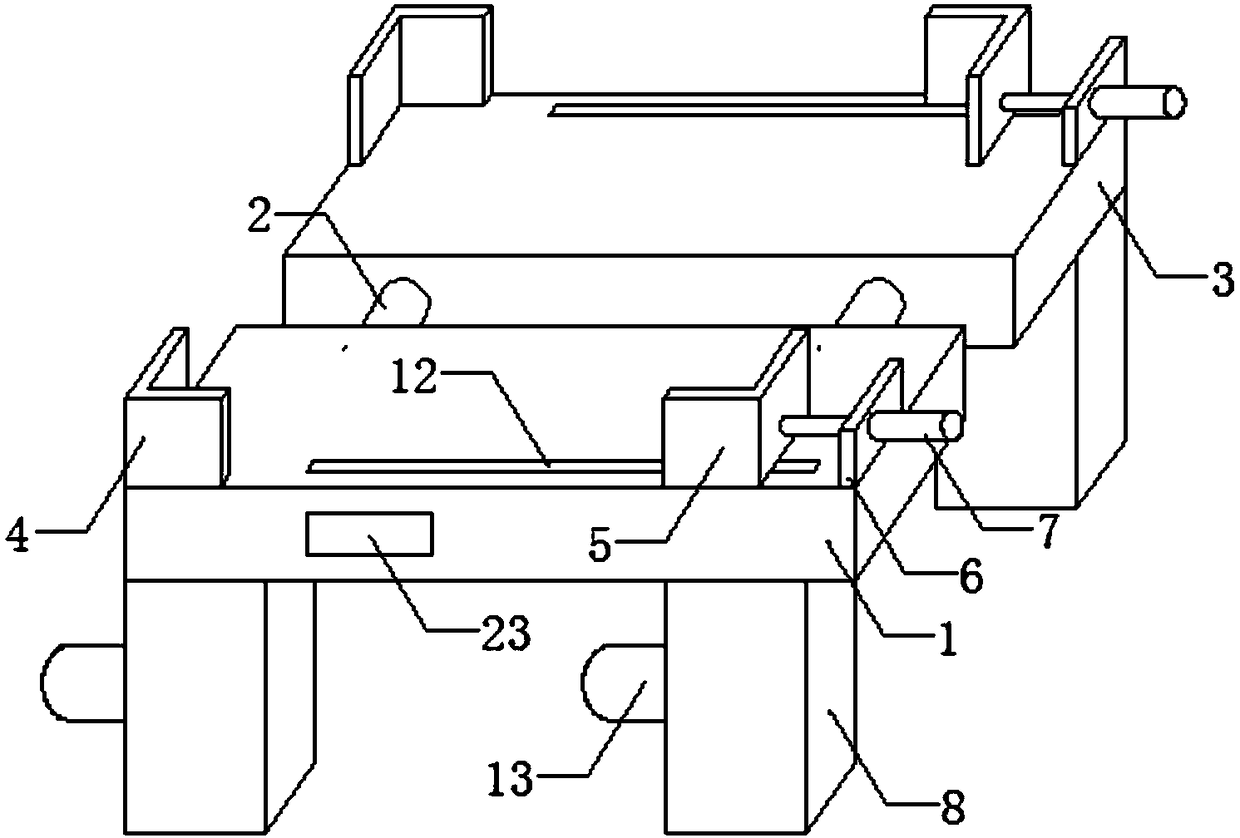 Rack for textile machine