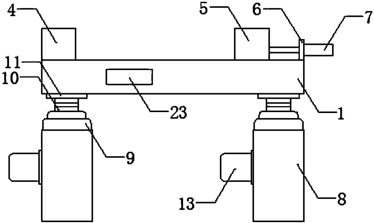 Rack for textile machine