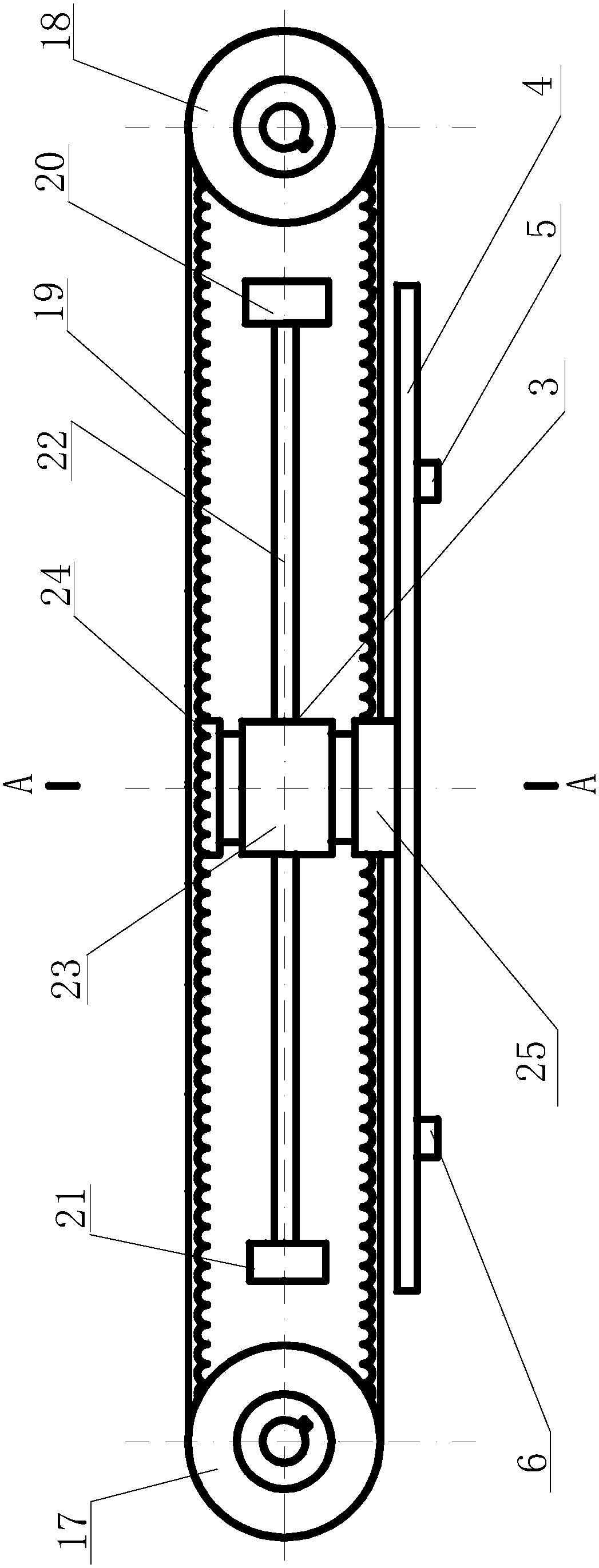 Elevator cable horizontal accelerated bending service life test equipment and test method