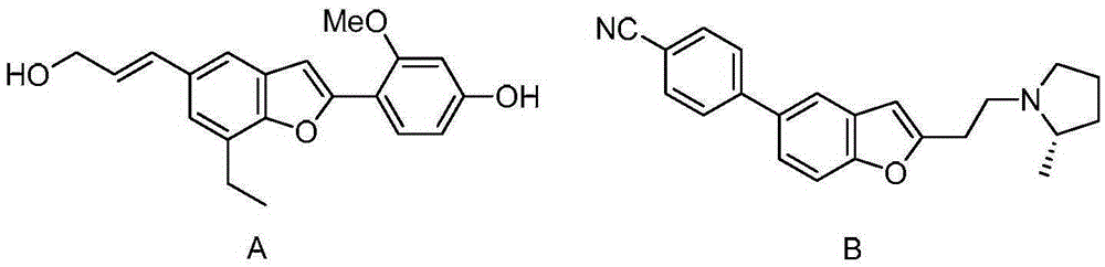 A kind of preparation method of compound containing benzofuran structure