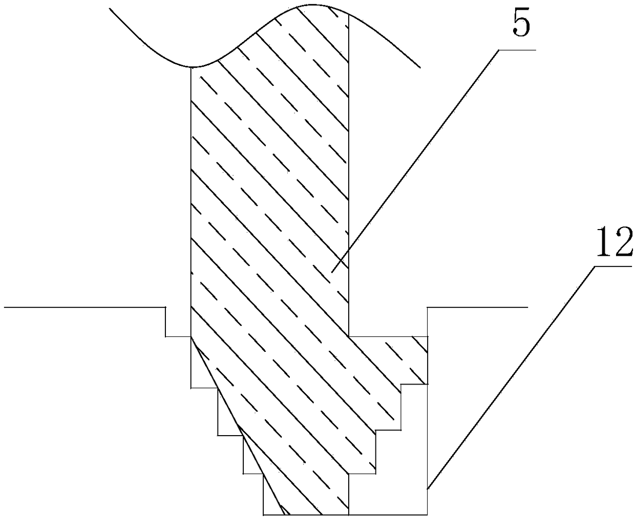 Buried long gas pipeline anti-corrosion device