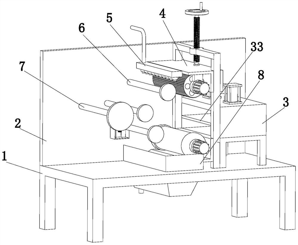 Copper surface processing device for integrated circuit board processing