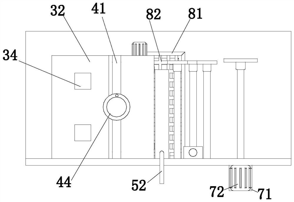 Copper surface processing device for integrated circuit board processing