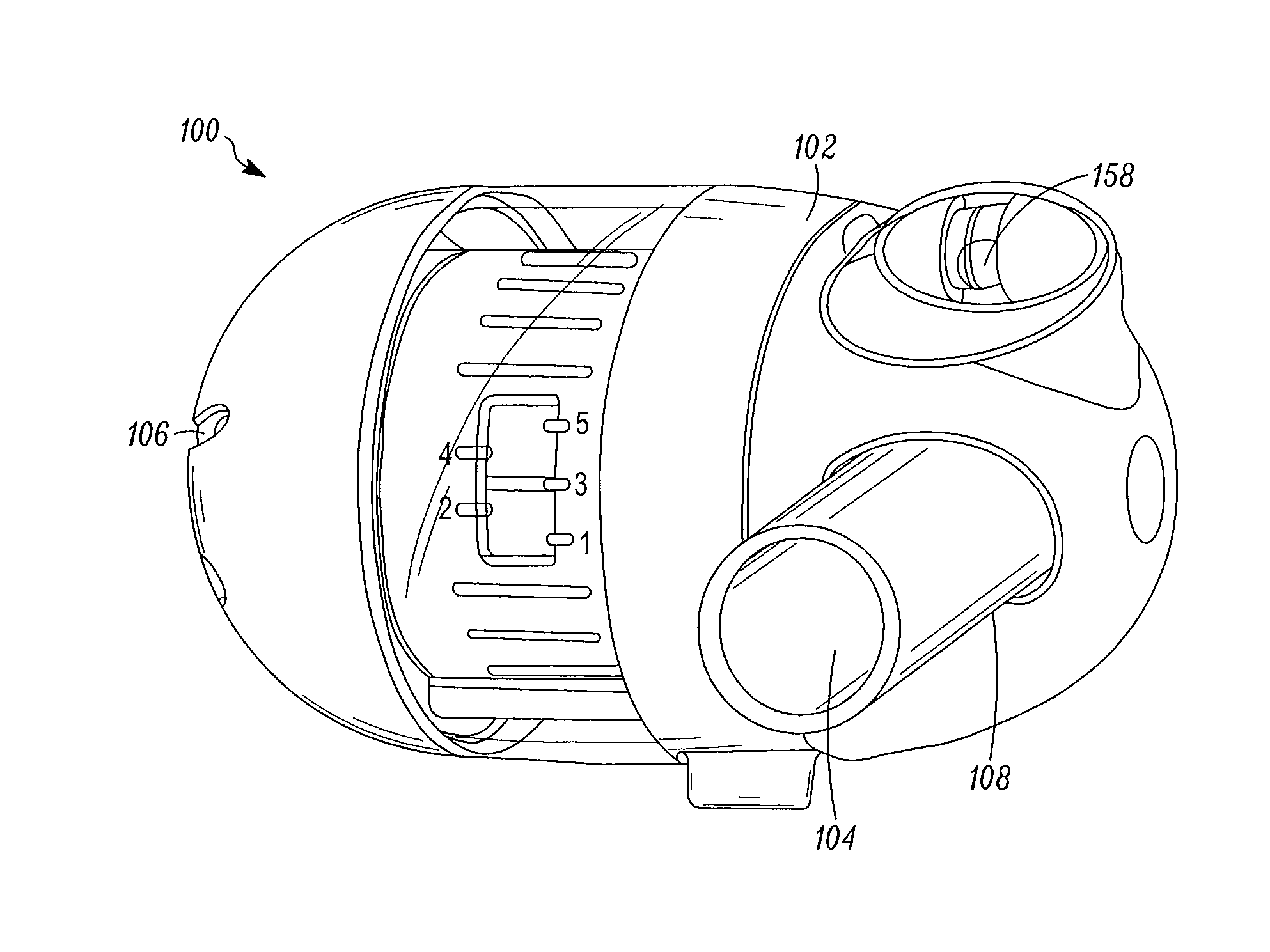 Method and device for performing orientation dependent oscillating positive expiratory pressure therapy