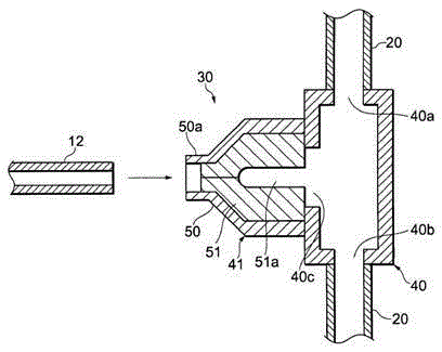 Blood purification apparatus with detachable line