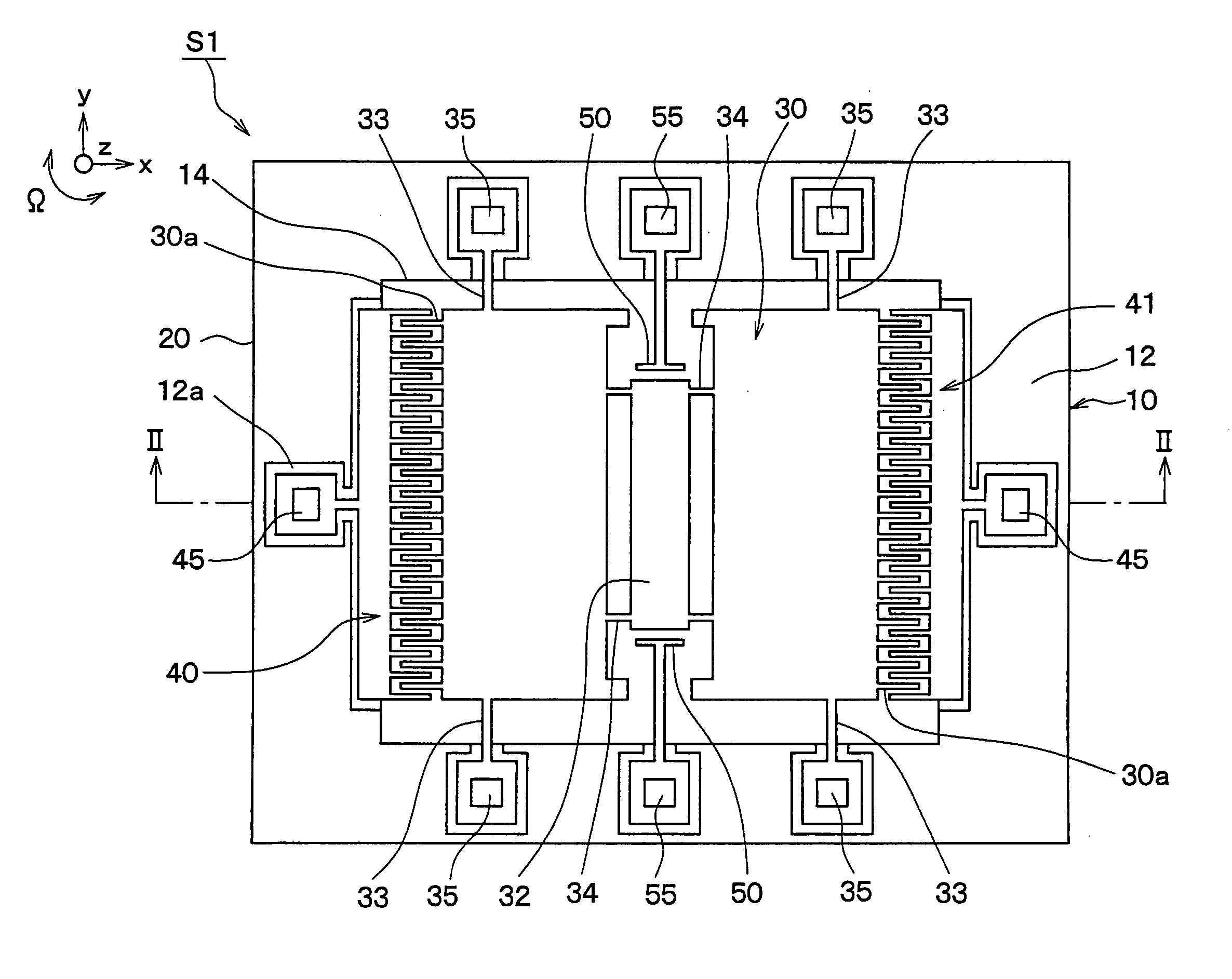 Electrostatically oscillated device