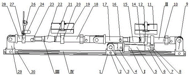 Lower limb fixing mechanism for knee joint replacement