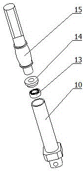 Lower limb fixing mechanism for knee joint replacement