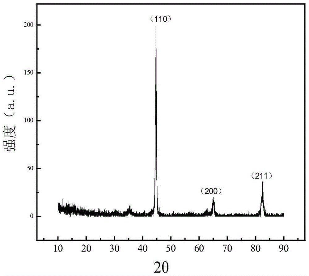 Method for preparing functional micro-nano structure dendritic alpha-Fe-based material through iron