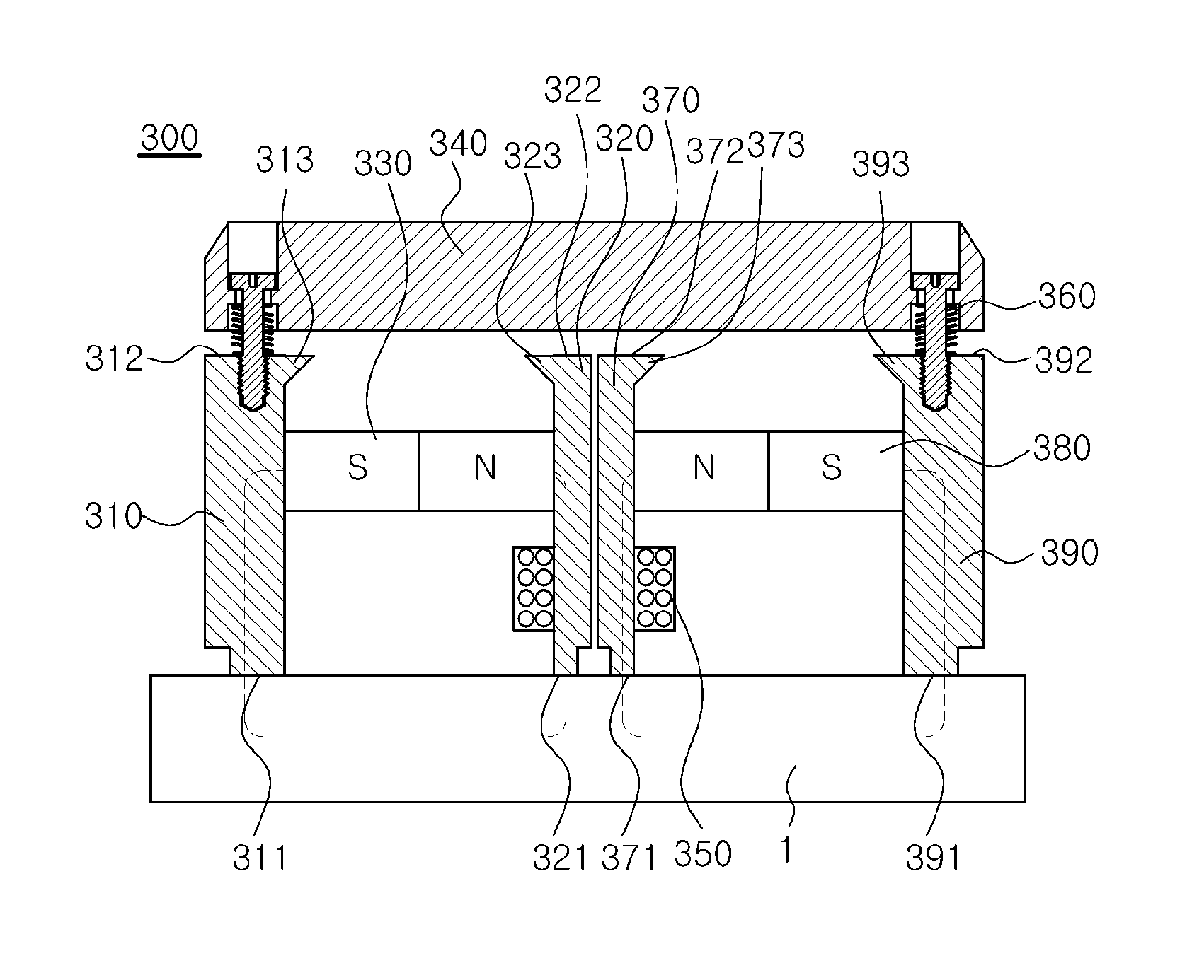 Magnetic substance holding device minimalizing residual magnetism