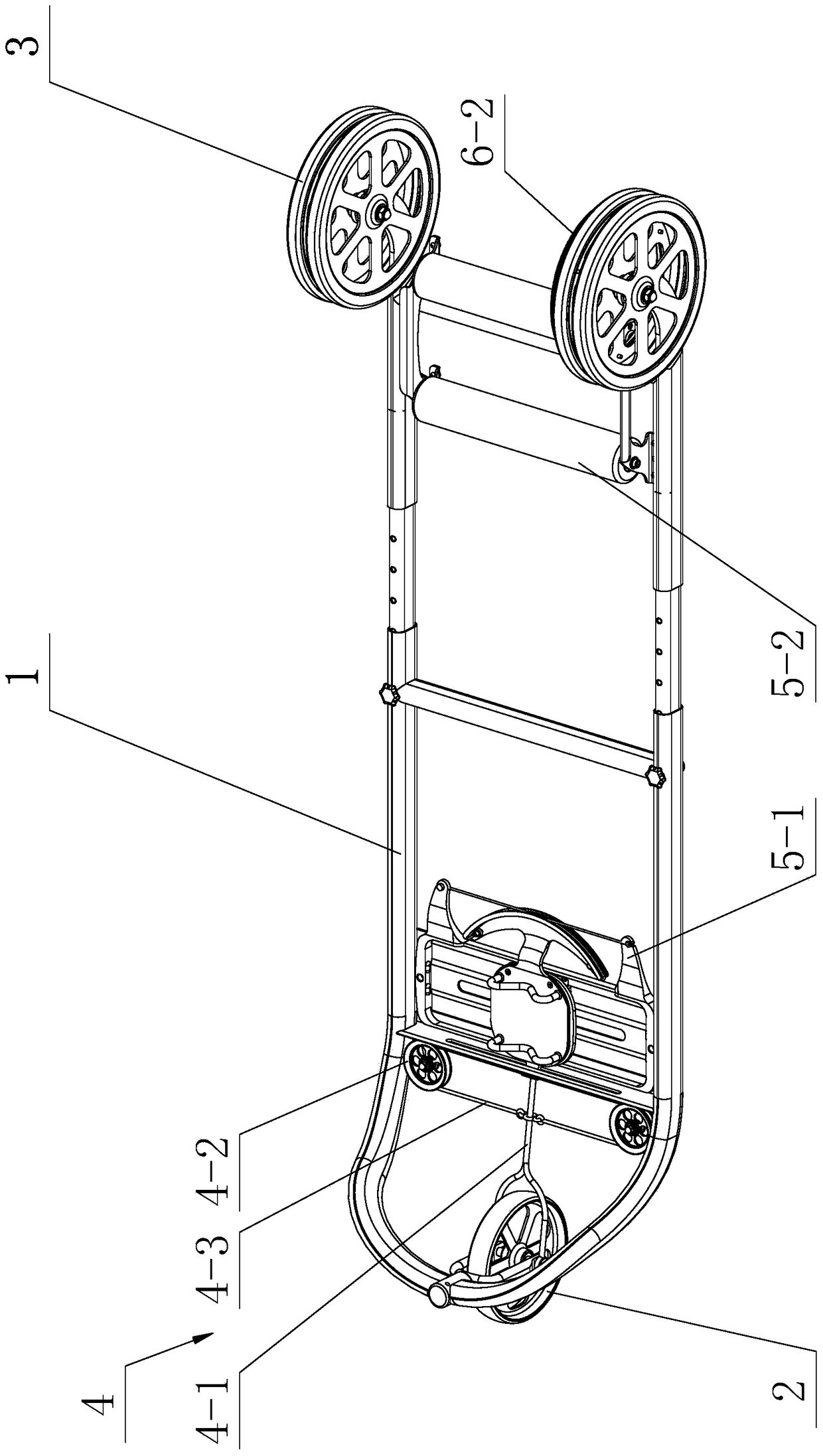 Cable-type bicycle training device