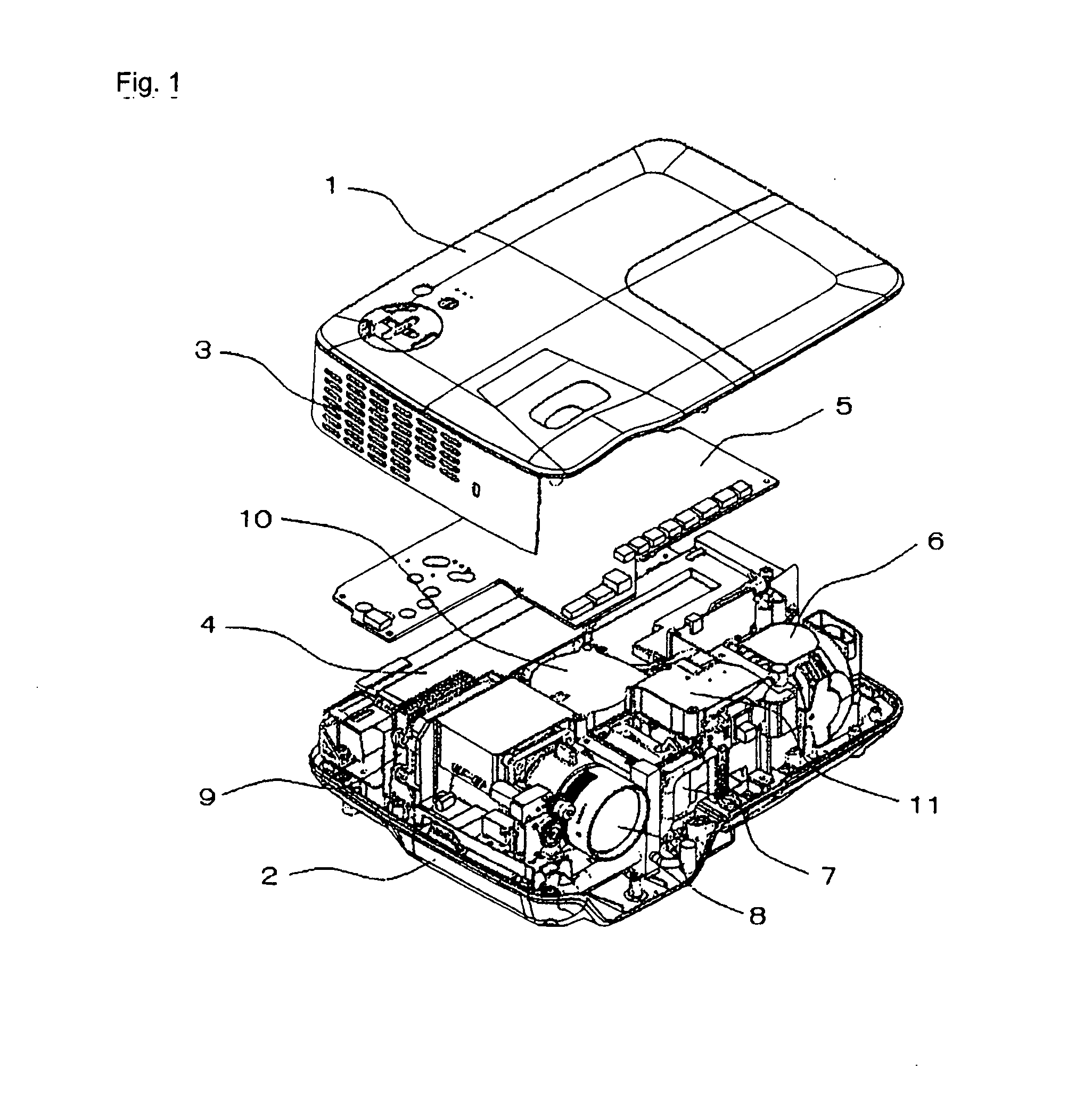 Projection type display device