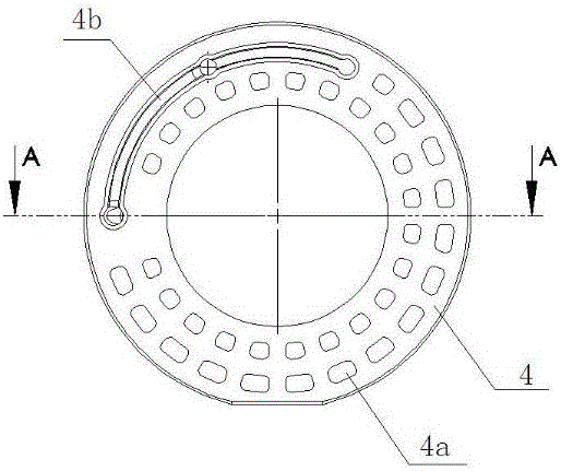 Ultrasonic wave flow rate metering device