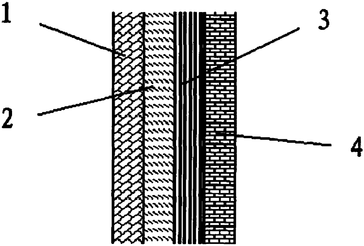 Silicone rubber composite material