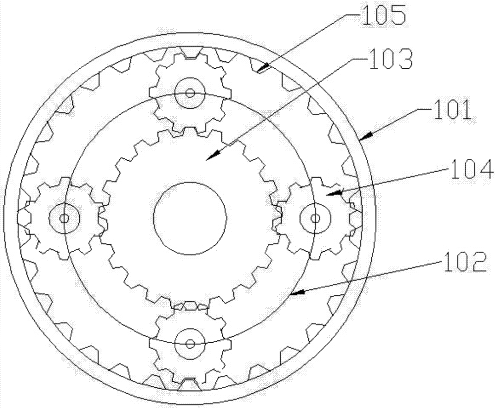 Swing-type concrete stirring device for construction