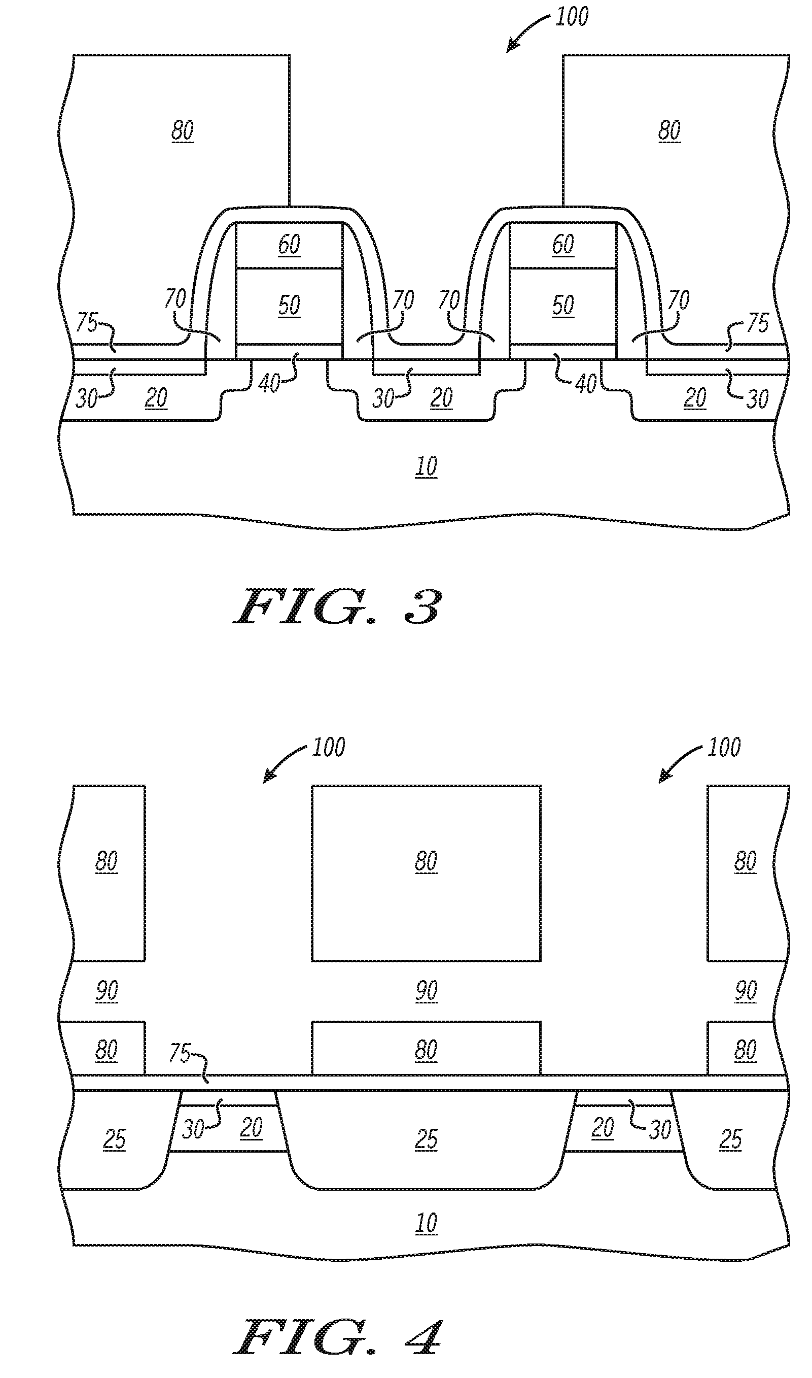 Method of blocking a void during contact formation process and device having the same