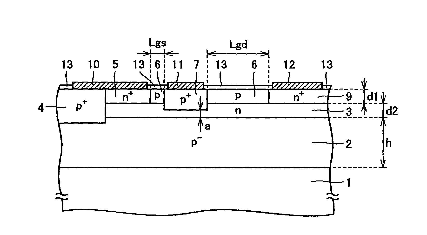 Lateral junction field-effect transistor