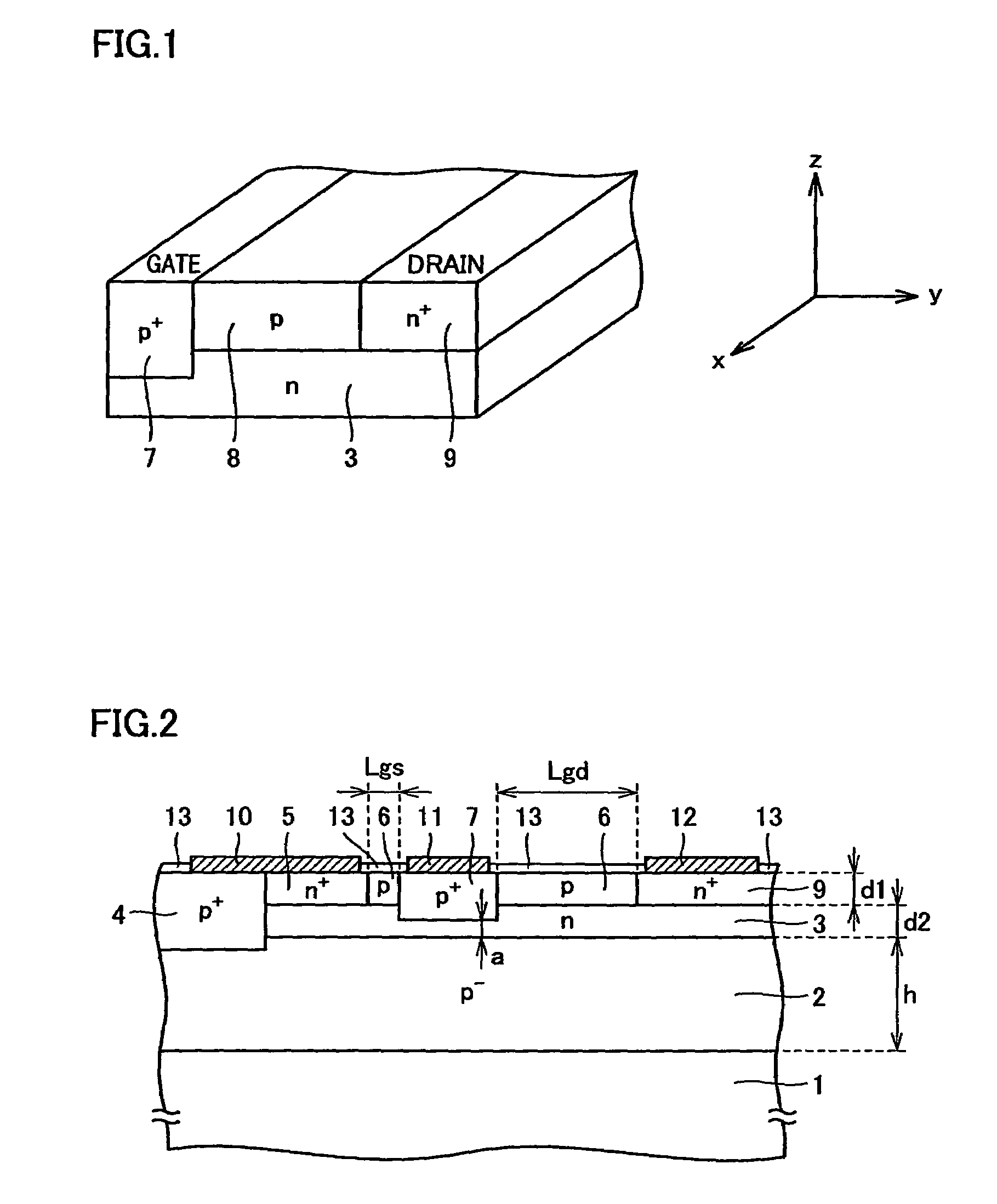 Lateral junction field-effect transistor