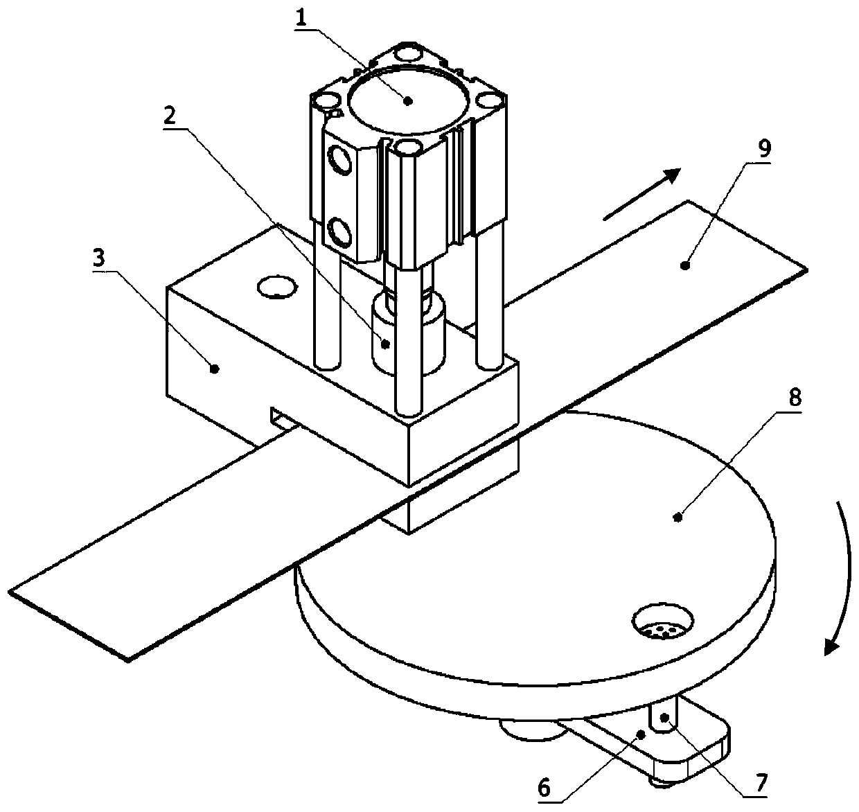 Automatic preparation device and method for composite honeycomb silencing cap blank