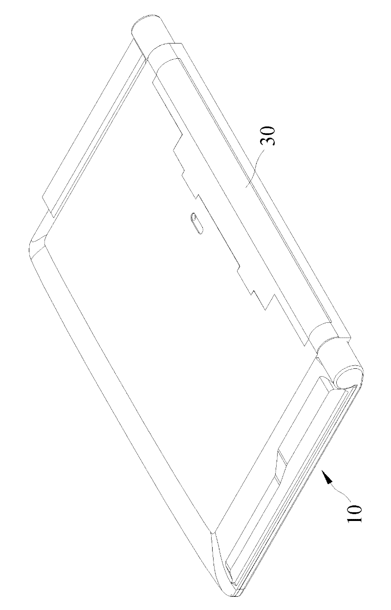 Notebook type computer with battery snap switch