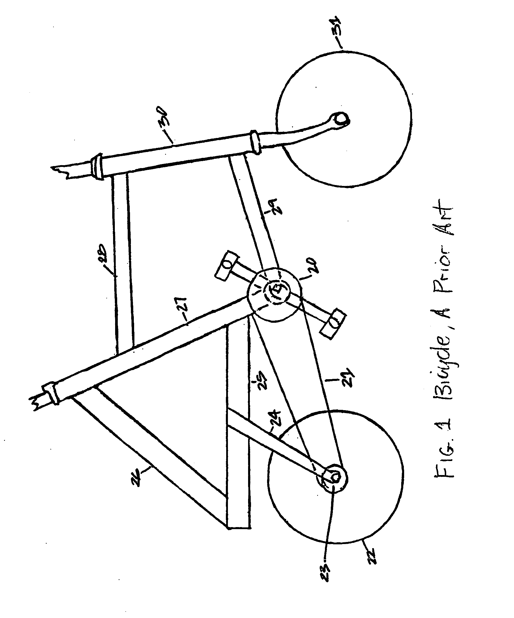 Bicycle improved with two front wheels