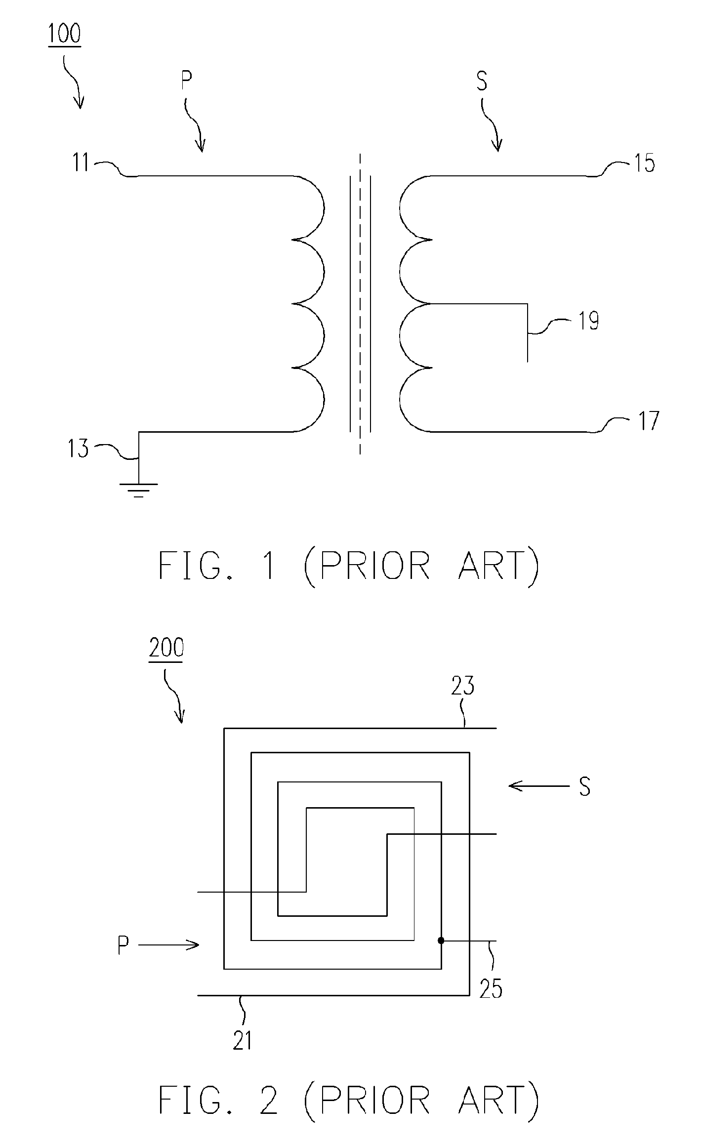 Integrated transformer with stack structure