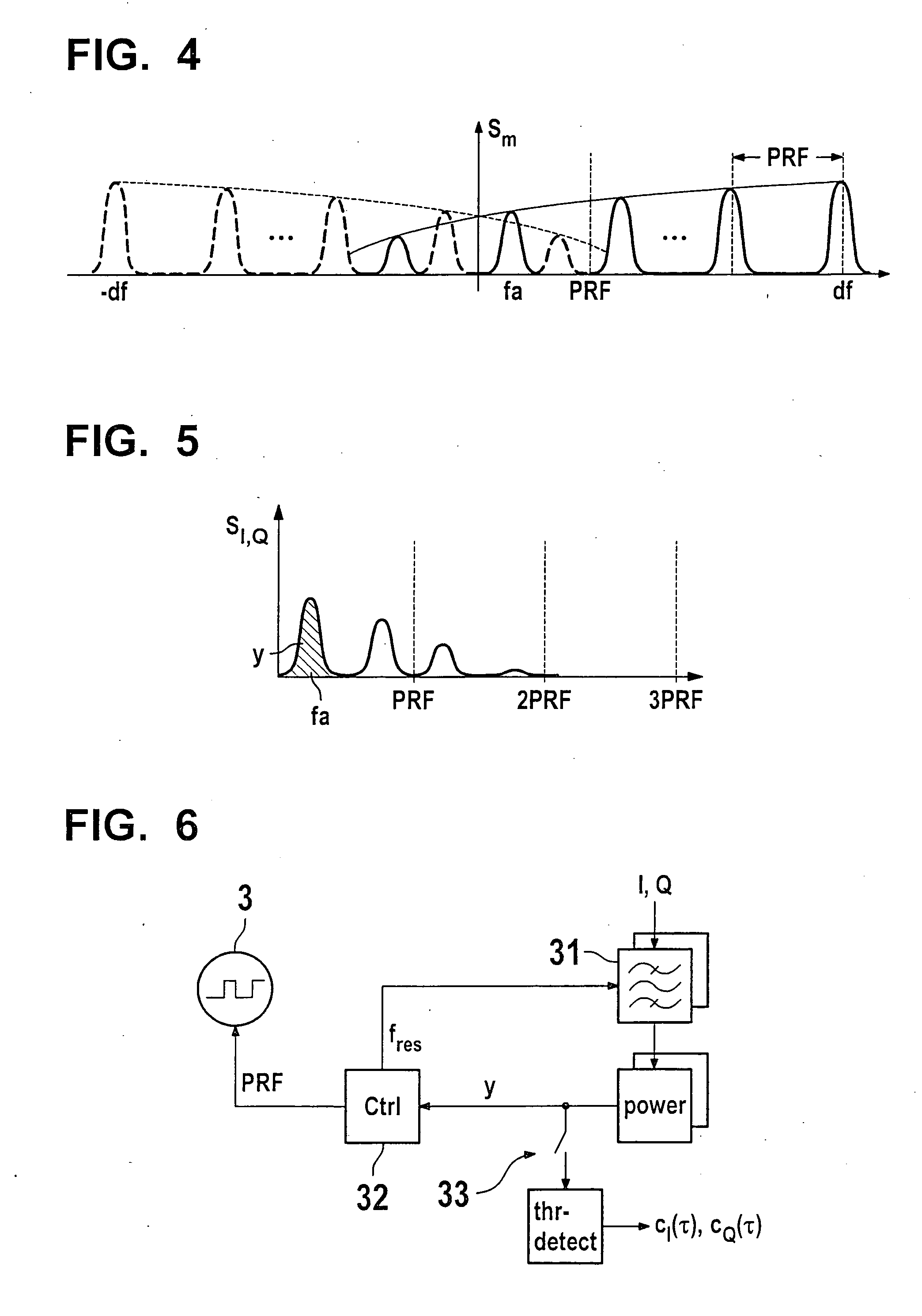 Device for, in particular bistatic radar applications