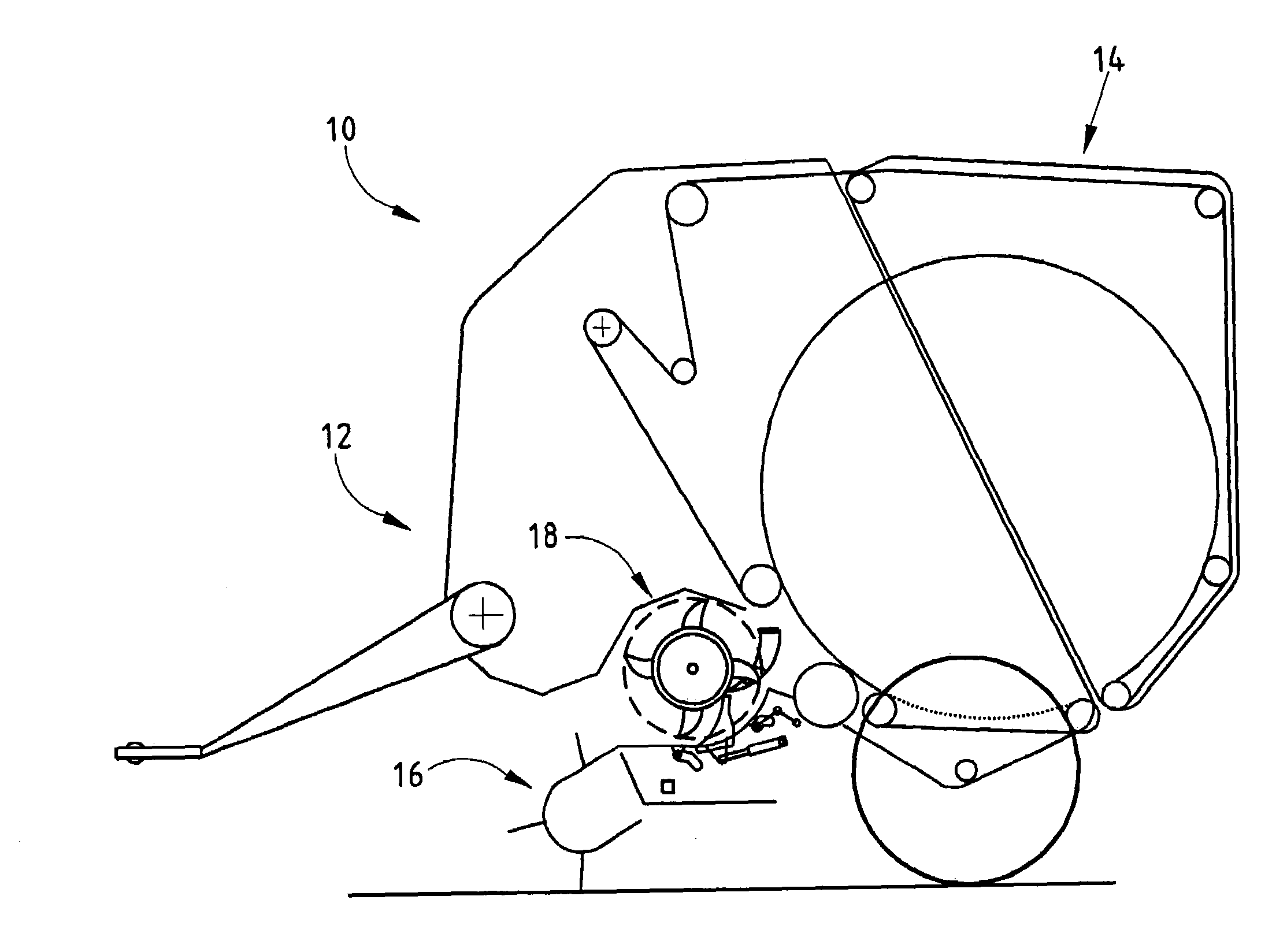 Crop processing device with relief system