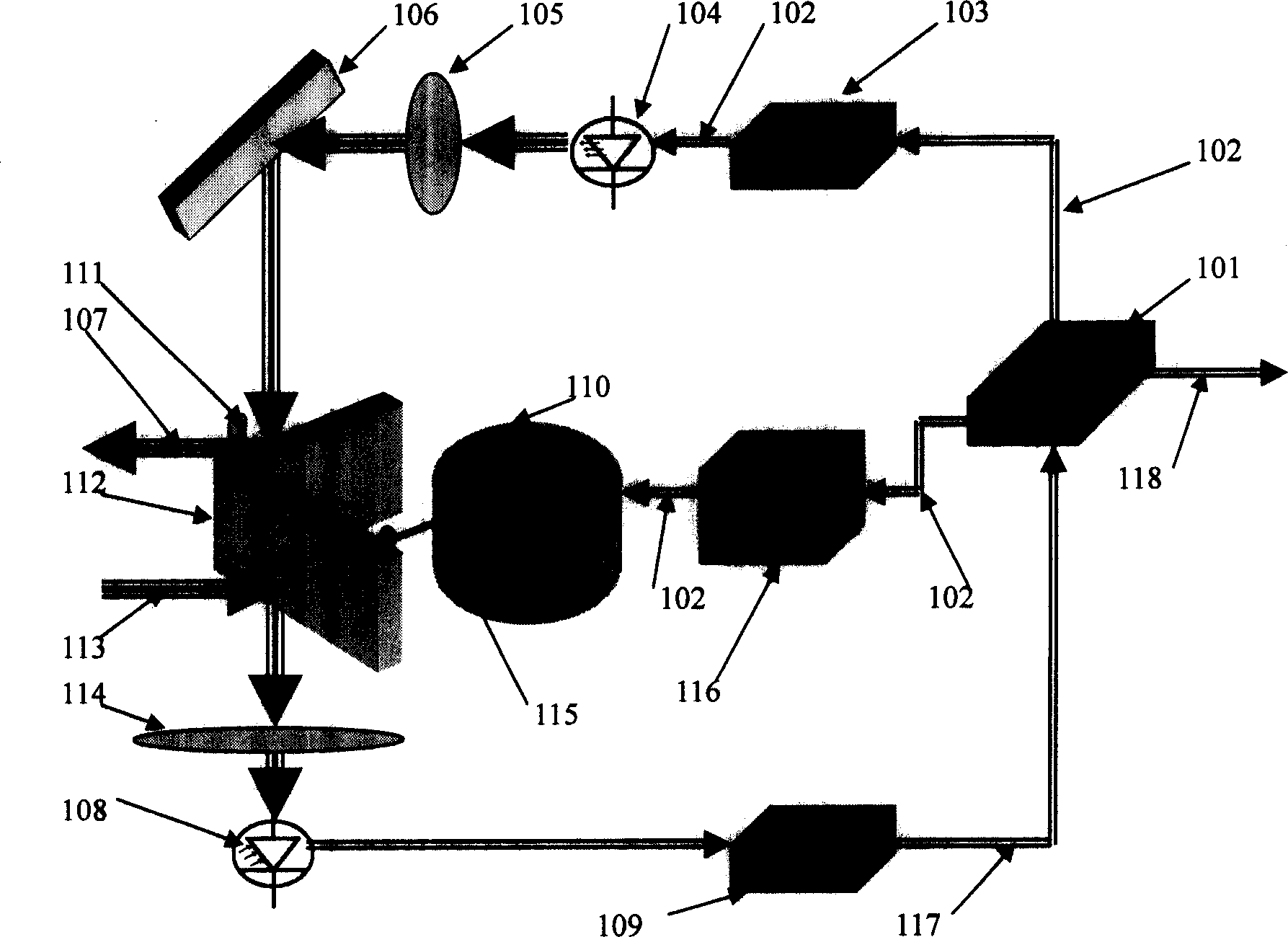 Vehicle mounted scanning type laser radar detection system and method for detecting dangerous articles ahead