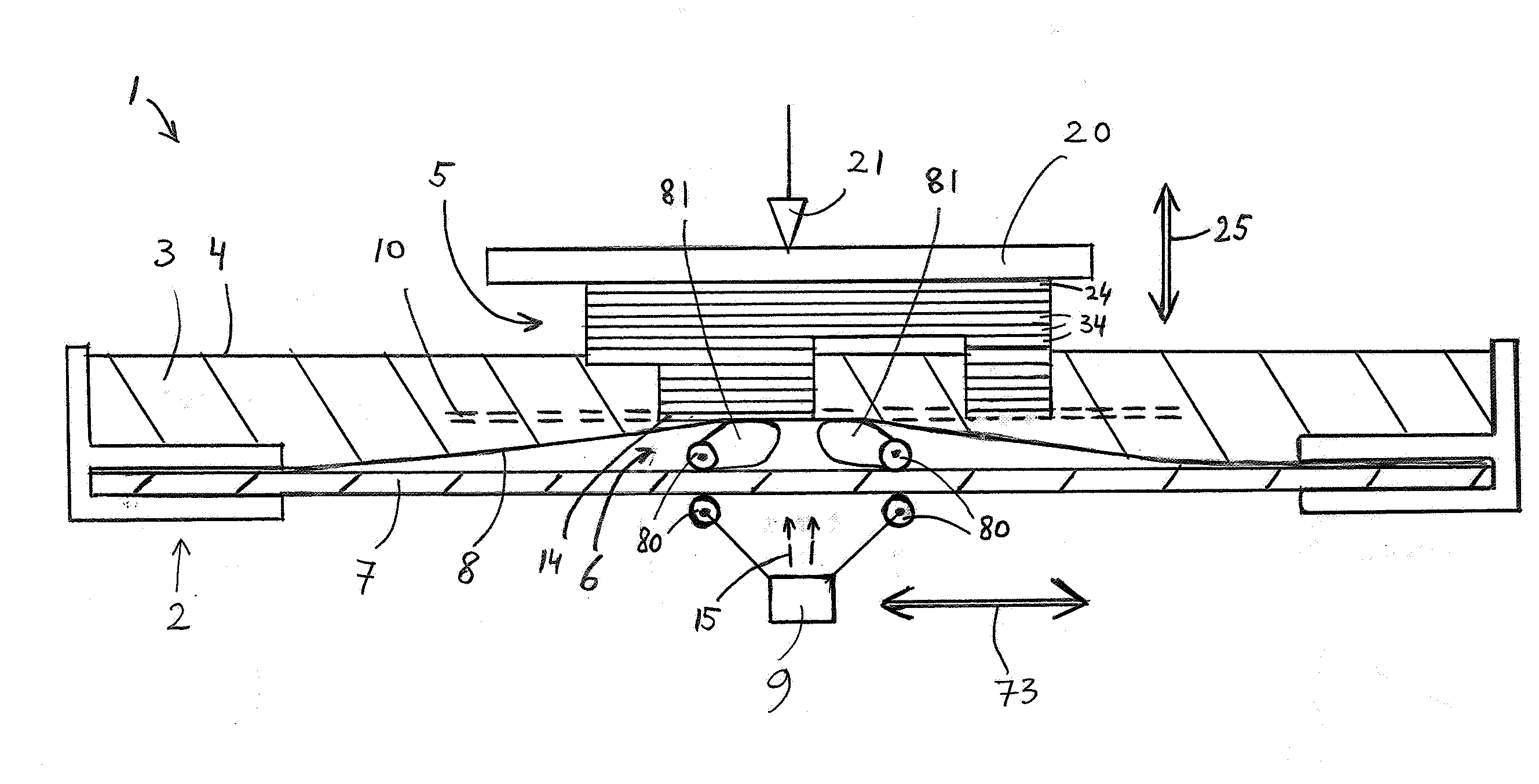 Method and system for layerwise production of a tangible object